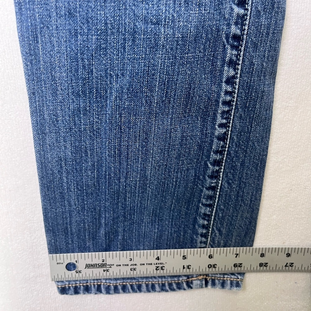 American Eagle Y2K Straight ‘77 Jeans Womens 8 100% cotton Blue Denim Retro 2035 - Picture 8 of 11